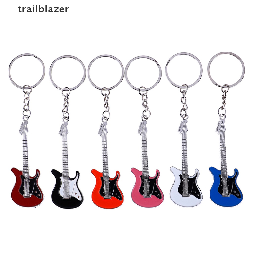 Móc Khóa Hình Cây Đàn guitar Điện trailblazer mini Bằng Kim Loại