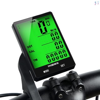 Đồng hồ đo tốc độ không dây chống mưa đa năng inbike 2.8 inch dành cho xe đạp