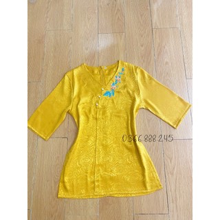 Đồ Lam Đi Chùa Chất Vải Gấm G5
