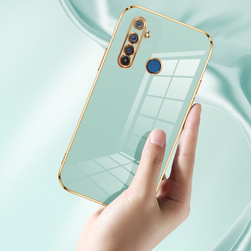 Ốp Điện Thoại gel silica Mạ Điện Cho oppo realme 5 5i 5s 6i rmx1911 rmx1919 rmx1927 rmx2030 rmx2032 rmx1925 rmx2040