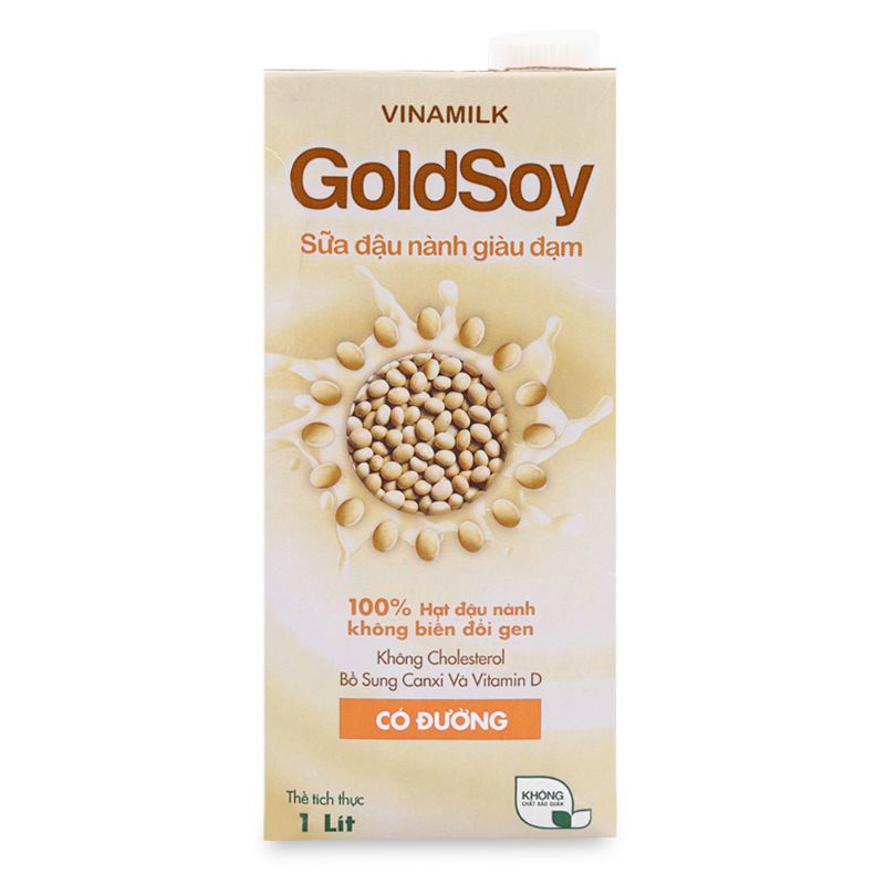 Sữa Đậu Nành Goldsoy Giàu Đạm Có Đường 1L