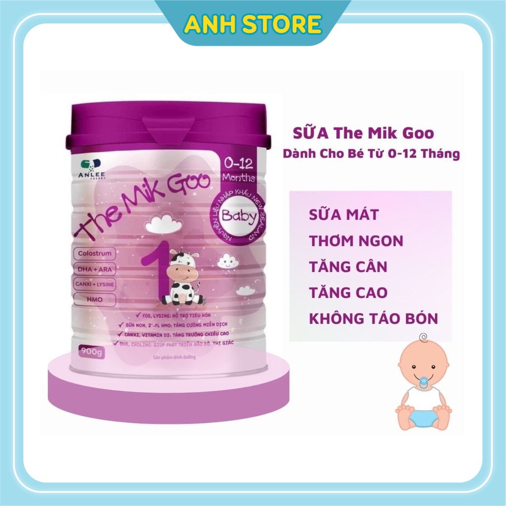 Sữa the mik goo số 1 (0-12 tháng) 900gr