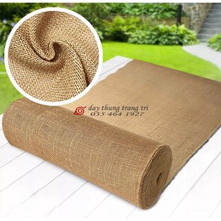 Vải bố đay thưa, khổ 1.7m, dài 1m, vải bố, vải đay, làm phông nền chụp ảnh, rèm cửa, handmade, decor, khăn trải bàn