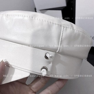 Mũ kepi đai da mai phương bùi