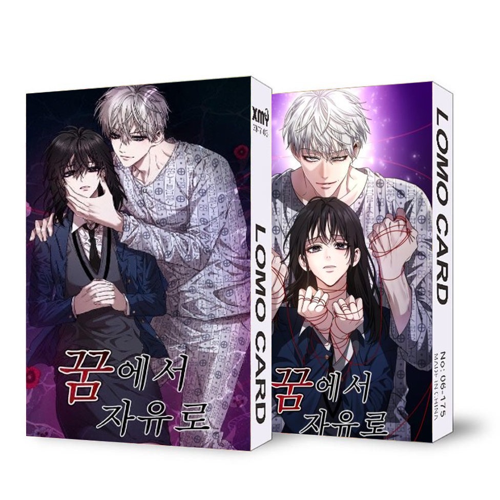 Hộp ảnh lomo in hình DẠ KÝ MÙA XUÂN HOA NỞ nhiều mẫu thẻ card manhwa boylove chibi 30 tấm