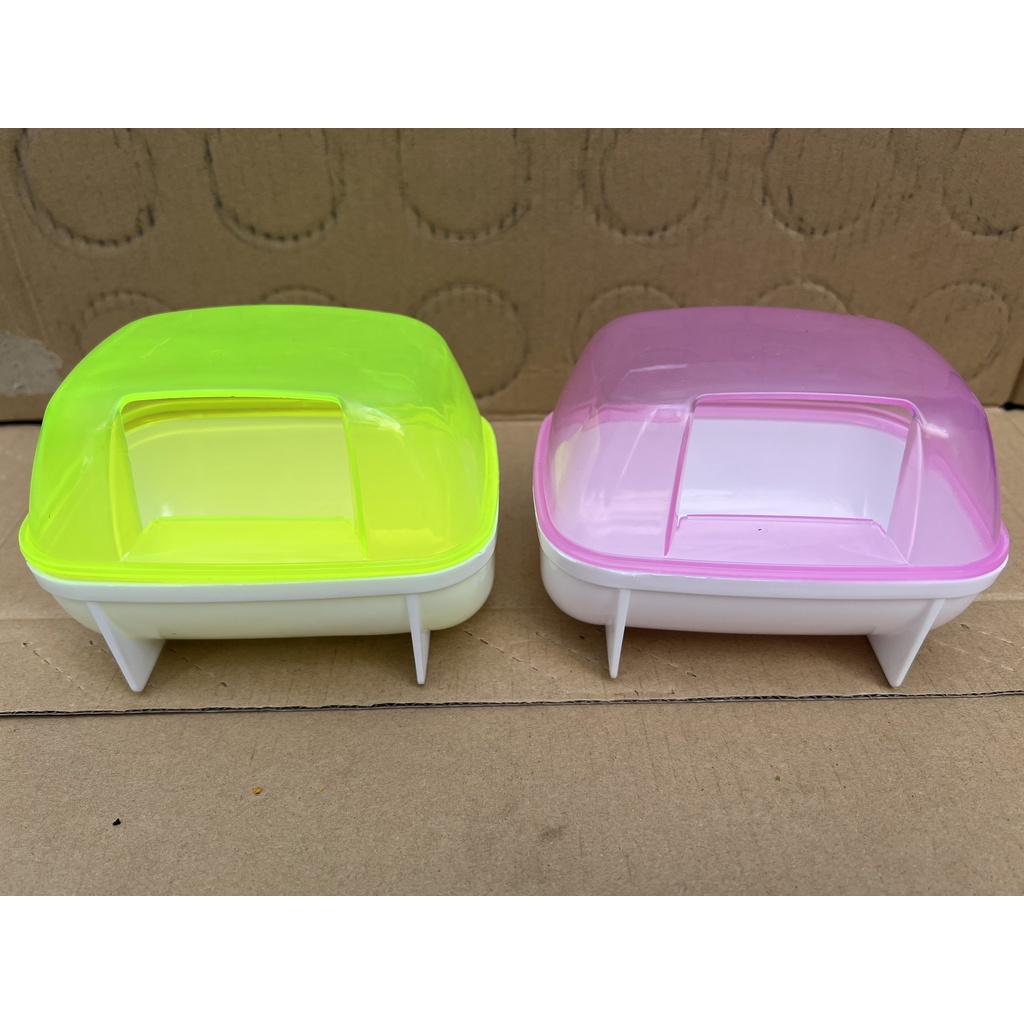 Nhà tắm nhựa vuông lớn cho Hamster