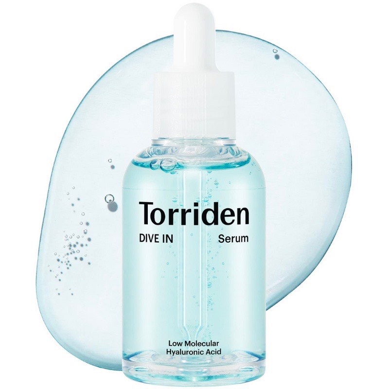 Serum Torriden Dive-in chứa HA B5 siêu cấp nước, mỏng nhẹ 50ml