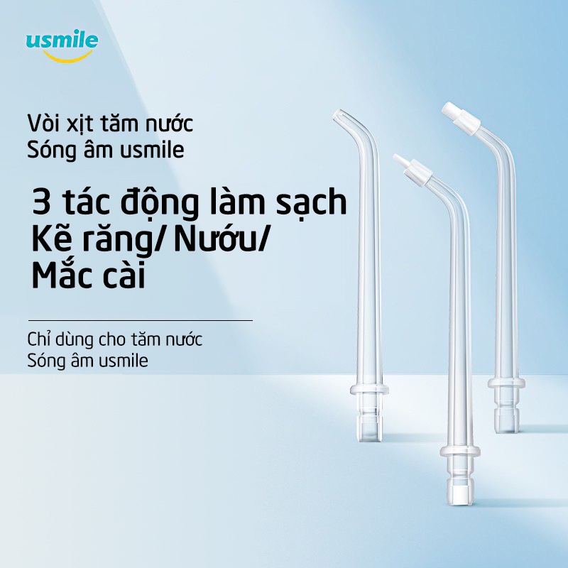 Bộ 2 vòi xịt thay thế máy tăm nước usmile - Chính Hãng