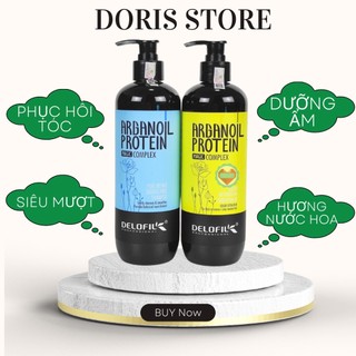 DẦU GỘI XẢ DELOFIL 800ML NUÔI DƯỠNG PHỤC HỒI DƯỠNG ẨM TÓC KHÔ XƠ HƯ TỔN GIẢM GẪY RỤNG SIÊU MỀM MƯỢT HÀNG CHÍNH HÃNG