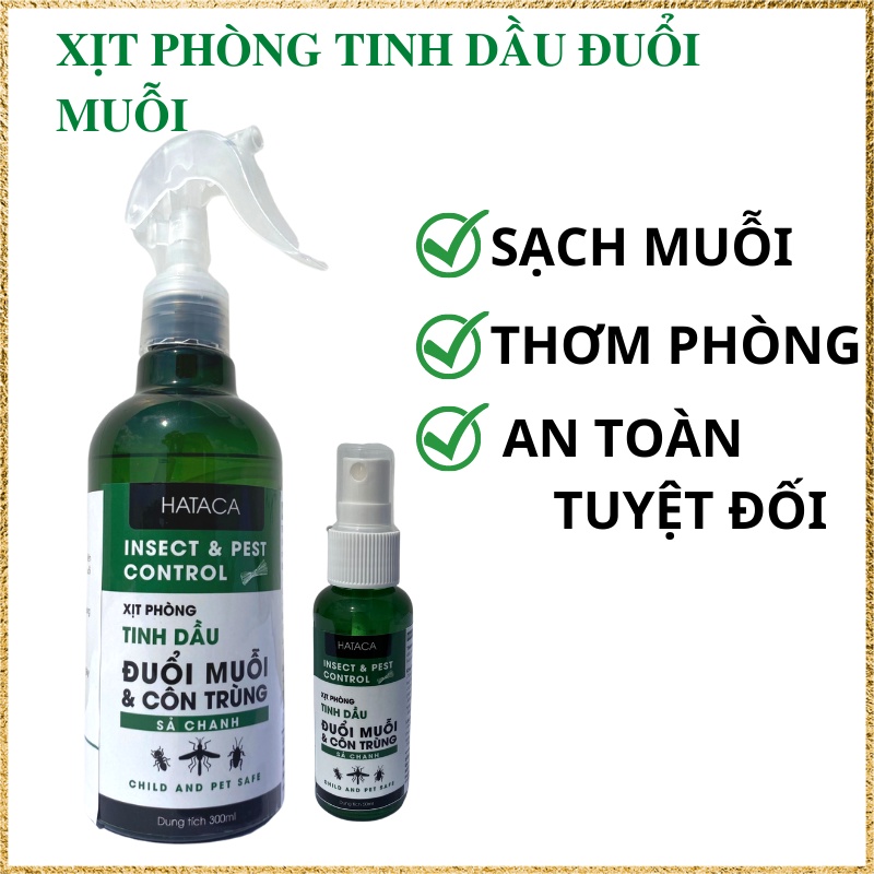 Thơm phòng, đuổi muỗi Bình xịt đuổi muỗi côn trùng Hataca thành phần tự