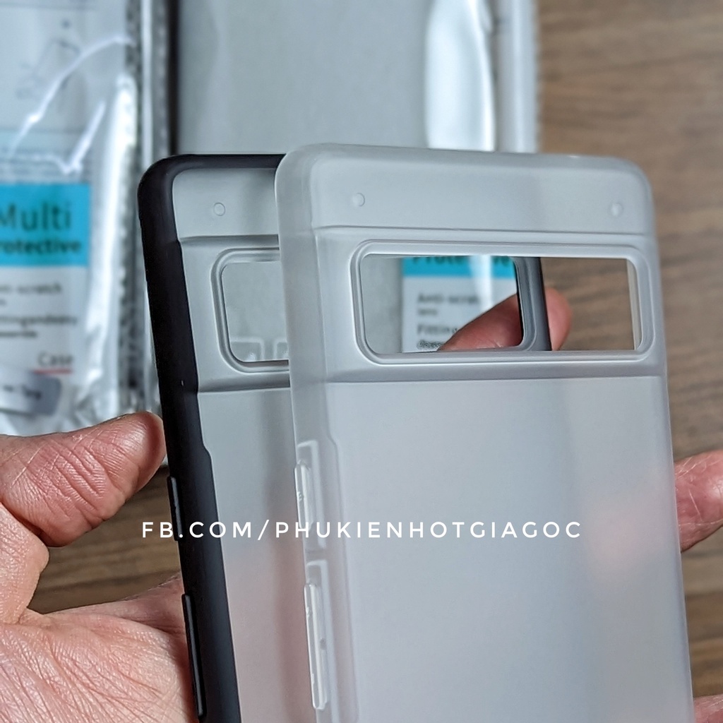 Ốp lưng chống sốc quân đội wlons Google Pixel 8 Pro / 8/ 7a / 7 Pro / 7 trong sần chống bẩn vân tay tốt như UAG , Ringke