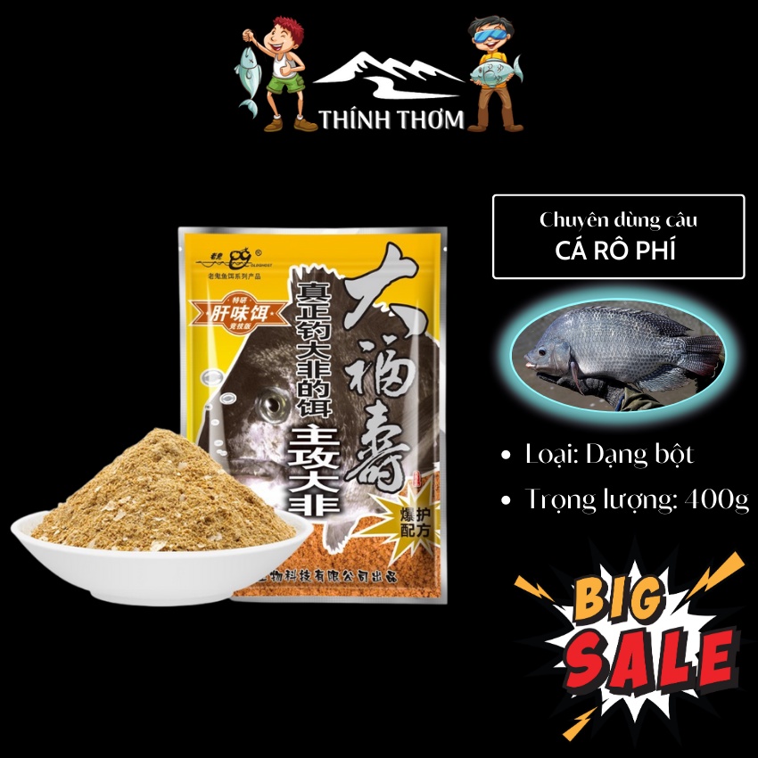 Mồi Câu Lão Quỷ Tổng Hợp Chuyên Câu Rô Phi
