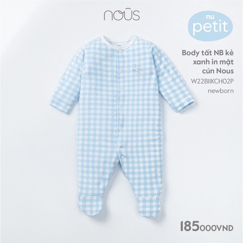 Body có tất Nous newborn cho bé