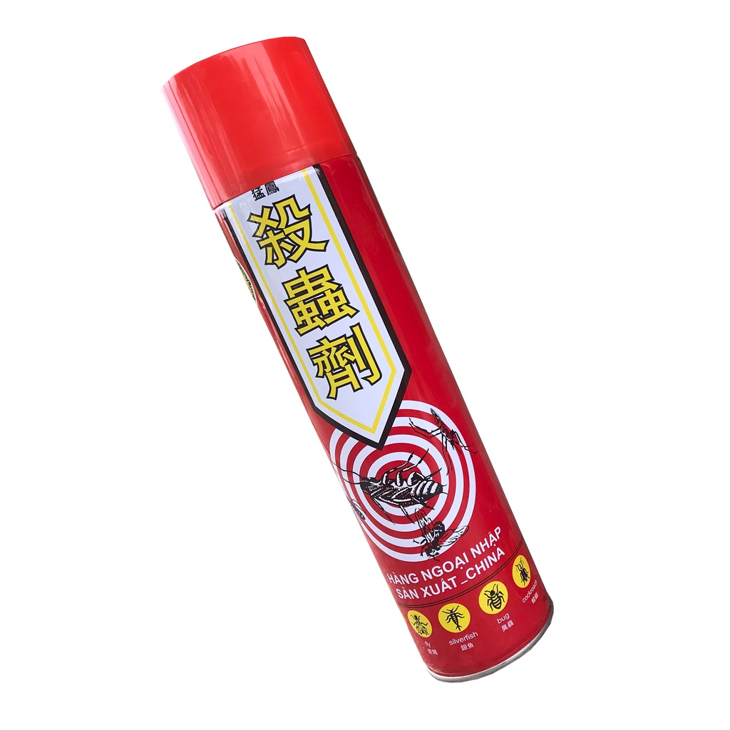 Bình xịt côn trùng ruồi, muỗi, kiến, gián, mối mọt 600ml