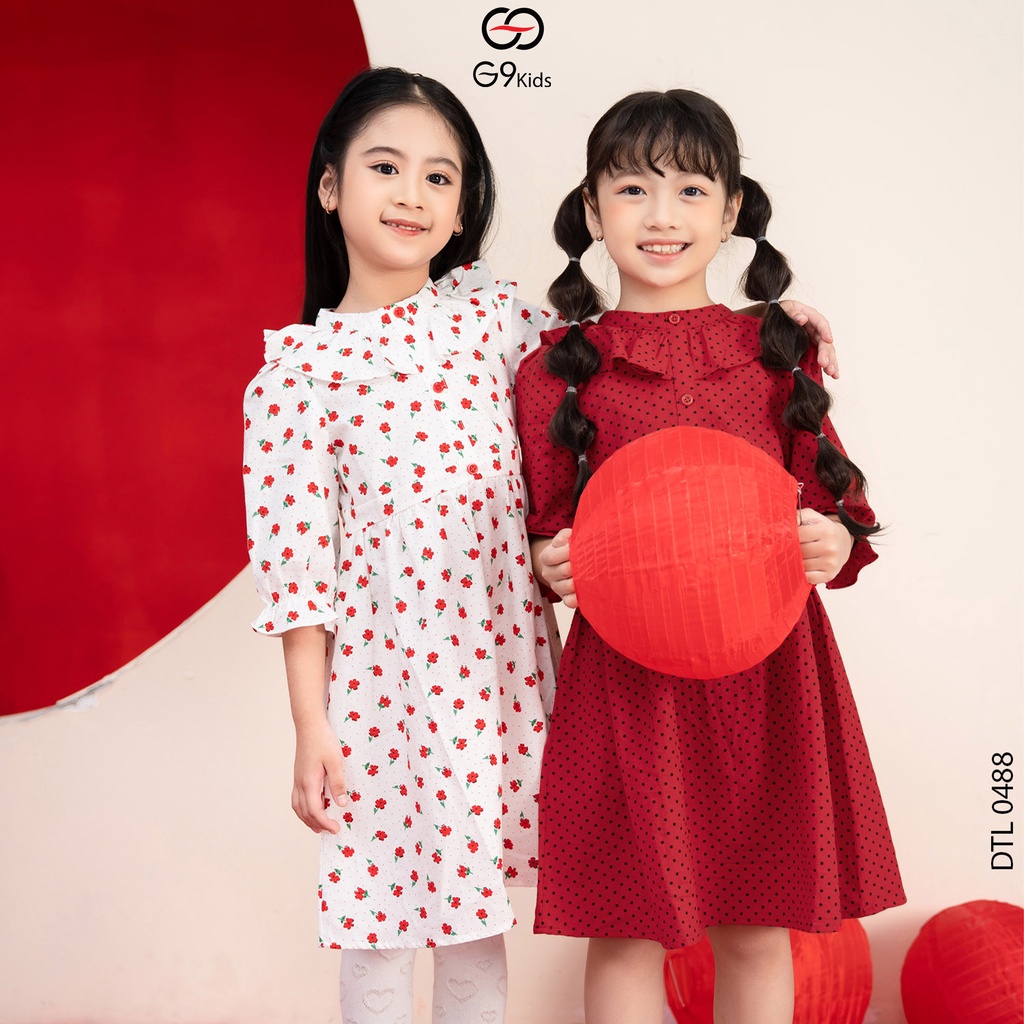 Đầm bé tay lỡ 0488 G9moza cao cấp