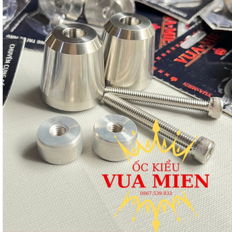 Gù tay lái mẫu SH350i inox 304 sáng bóng đằm tay lái