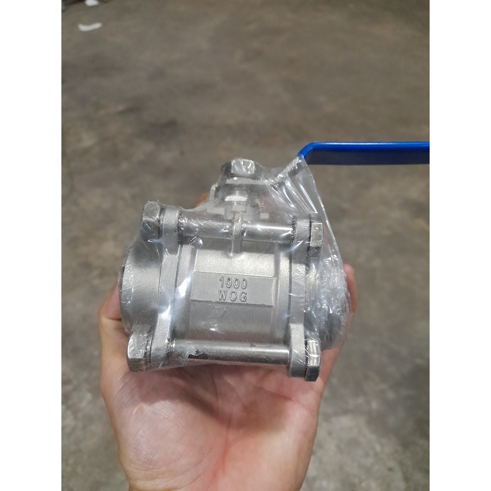 Van Bi inox nối hàn loại 3 mảnh stainless Steel 3 Piece Body Ball Valve
