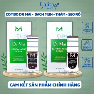 Dr mai serum sạch mụn thâm 6ml chiết xuất 100% từ thiên nhiên giúp đánh bay mụn sạch thâm làm đẹp da ngừa mụn
