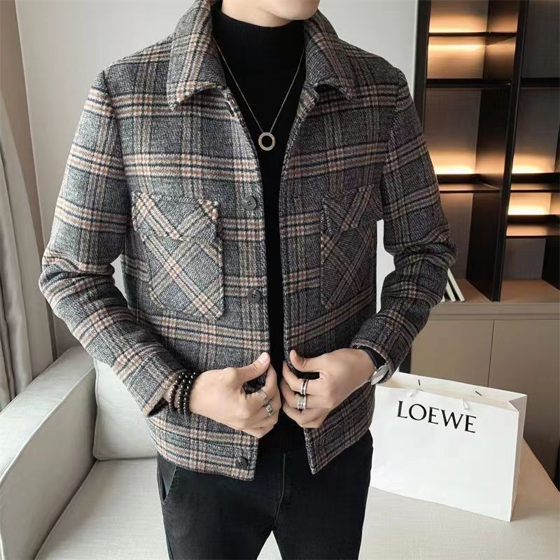 Áo khoác Blazer Nam áo măng tô nam Dáng Ôm Phong Cách Hàn Quốc Thời Trang Thu Đông
