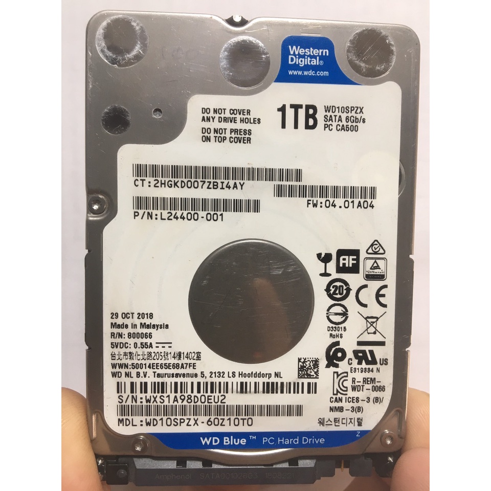 Ổ cứng laptop - hdd 2.5 dung lượng 1 T (1000g)
