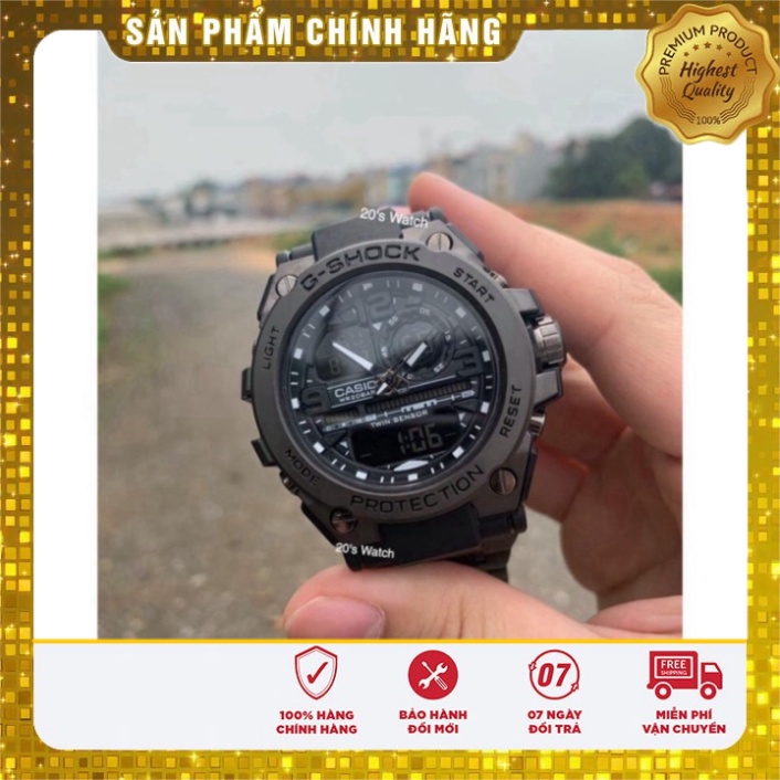 Đồng hồ đeo tay Nam G Shock GTS 8600 Original –Chống nước 20Bar Viền Thép không gỉ, Nam tính, 45mm