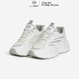 [Mã WABRMH99 giảm 12% đơn 99K]Giày Thể Thao Nữ giayBOM WARRIORS Đế Cao 4 cm B1128