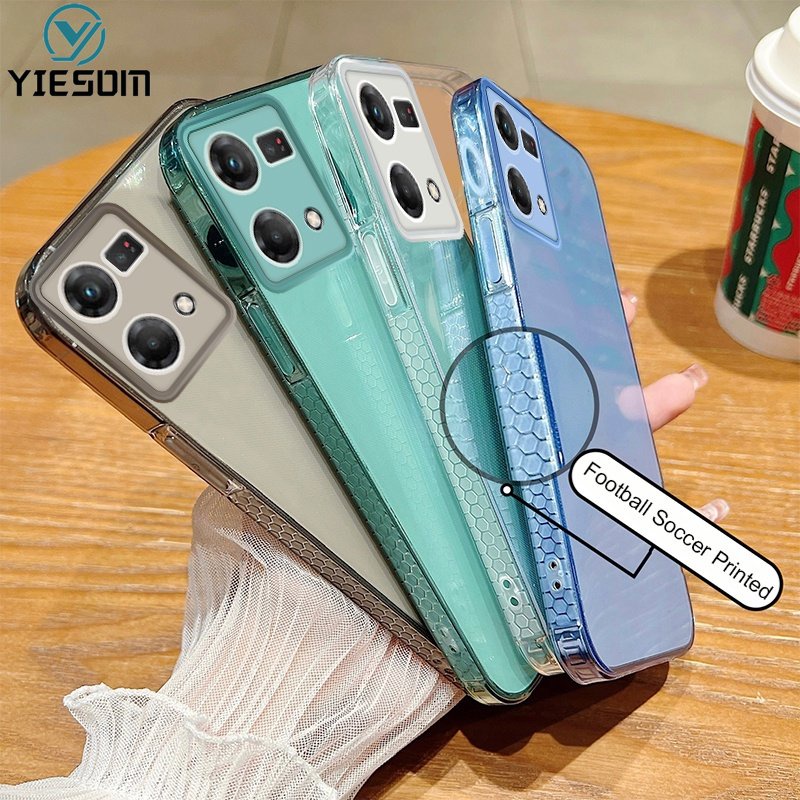 Ốp Điện Thoại Silicon TPU Mềm Trong Suốt Chống Sốc In Họa Tiết Bóng Đá Cho OPPO Reno 8 Pro 8Z 7Z 5G Reno 8 7 4G