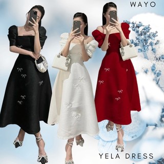 [Yela Dress] Đầm WAYO tafta ánh kim công chúa dự tiệc sang trọng