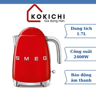 Ấm siêu tốc không chỉnh nhiệt smeg klf03 dung tích 1.7l