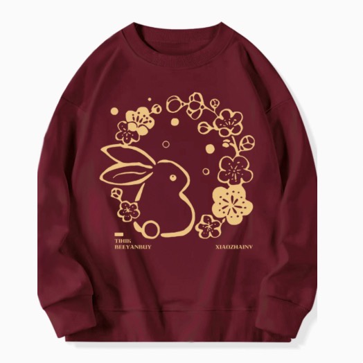 Porozi Áo sweater Nữ Tay Dài Cổ Tròn In Chữ Phong Cách Hàn Quốc