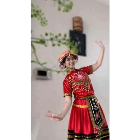 Trang phục H' Mong - mẫu mới. Đủ size. giá không gồm mấn. Miễn trả giá