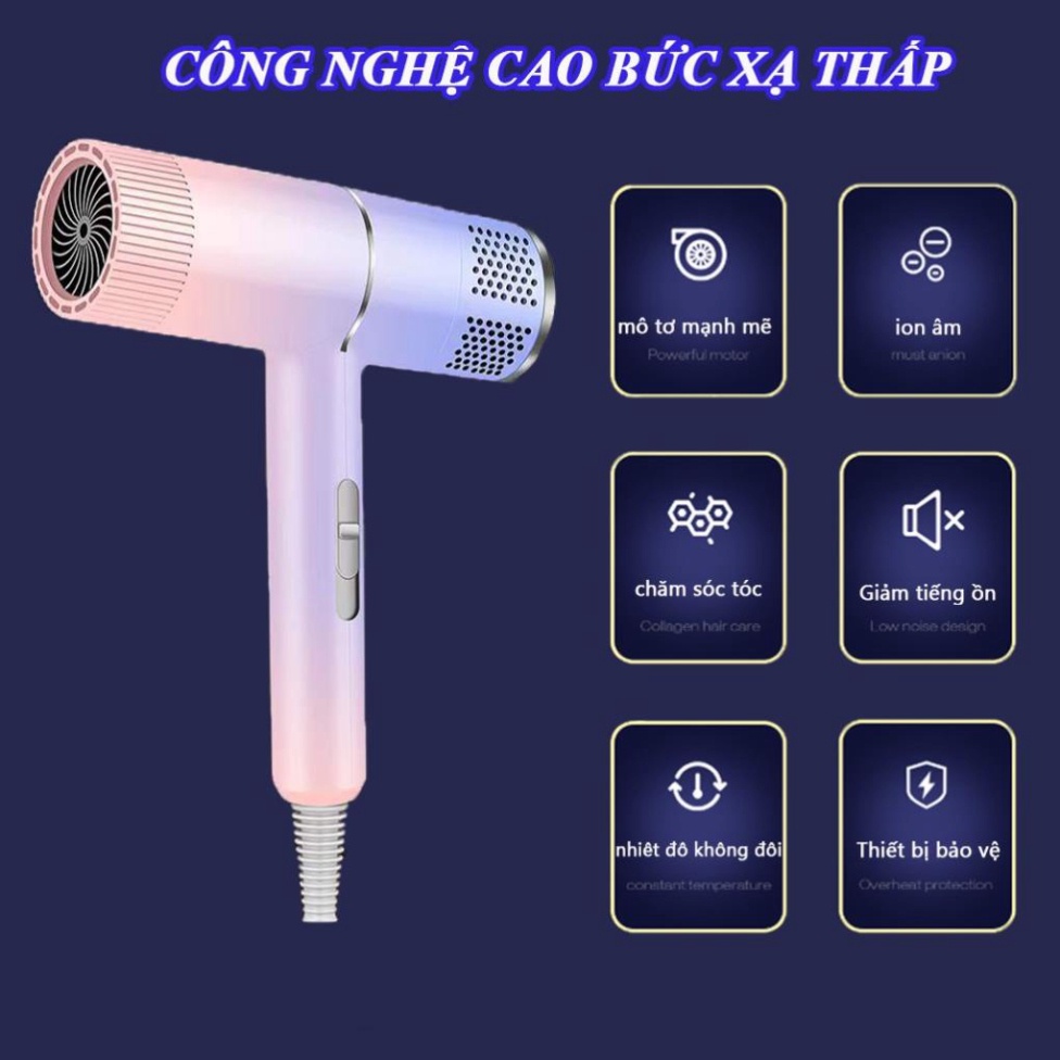 Máy sấy tóc 2 chiều nóng lạnh công suất lớn Concept, máy sấy tóc ion âm, chăm sóc tóc mềm mượt-CN29