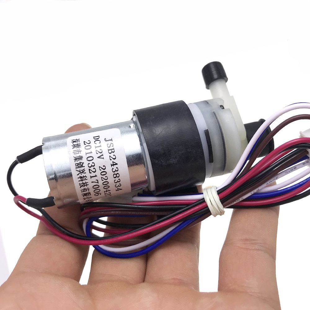 Máy Bơm Nước Nhỏ DC 7.4V 12V 370 Tiếng Ồn Thấp Có Dòng Chảy