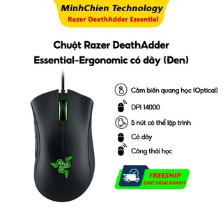 Chuột Gaming Có Dây Razer Deathadder Essential Mới 100% - Chính Hãng ( Bảo Hành 2 Năm )