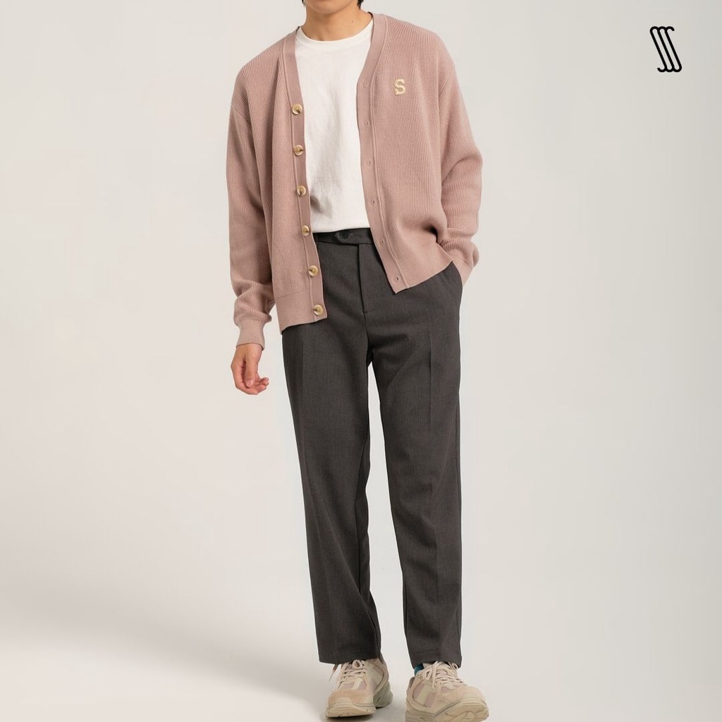 Áo khoác cardigan len nam SSSTUTTER phong cách hàn quốc S CARDIGAN