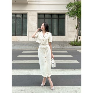 Set dạ ( áo + chân váy) Madeline sang chảnh