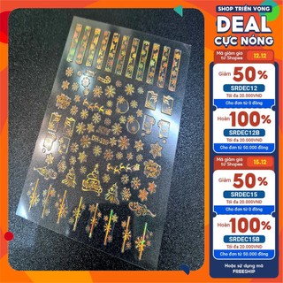 Mẫu dán móng tay dành cho mùa Noe, stick dán noel Thiên Di Nail
