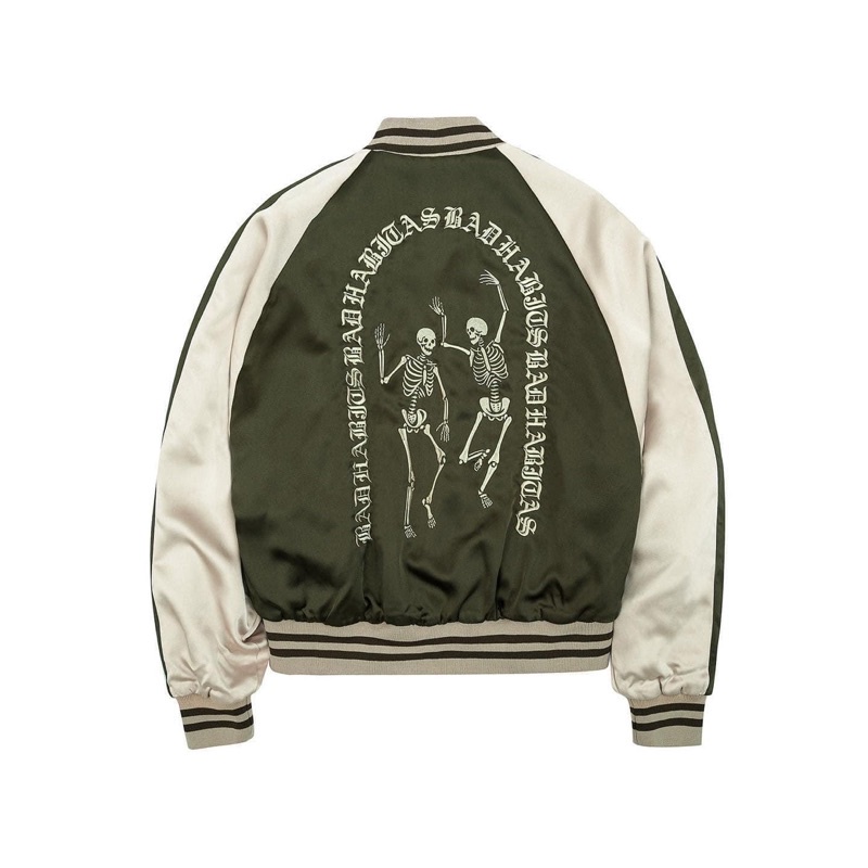 Áo khoác Bomber Bad Habits SUKAJAN JACKE unisex nam nữ, chất vải dù 2 lớp dày - Yoshop