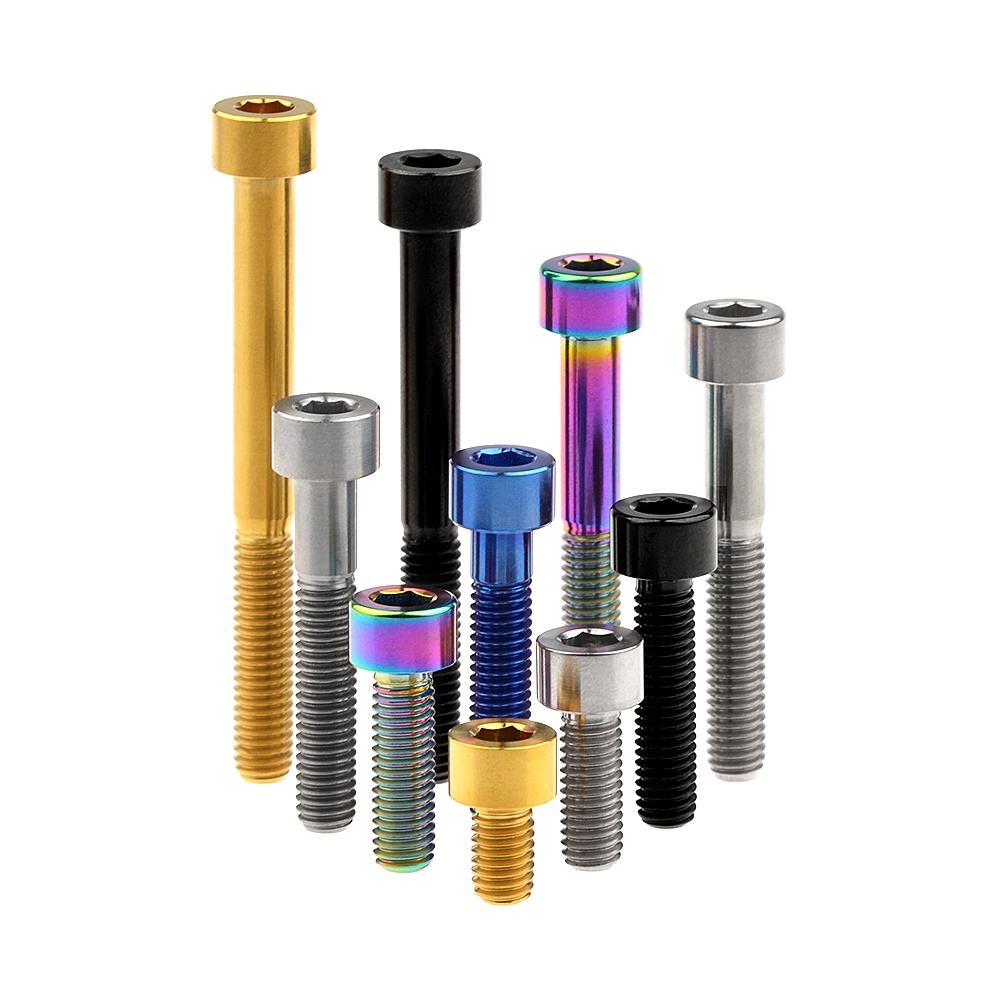 Wanyifa Titan Bu Lông M5x10 12 16 18 20 23 25 30 35 40 45 50 55 60mm DIN912 Bu Lông Allen Đầu Vít Cho Xe Đạp Thân Seatpost Phần