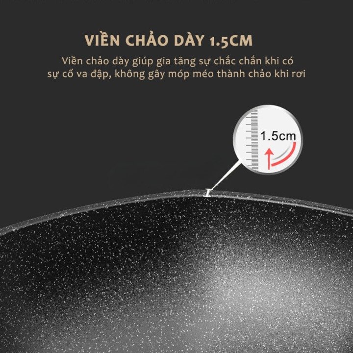 Chảo Gang Bát Giác KOHEE Hàn Quốc - Siêu Chống Dính, Tráng Men Cao Cấp - Dùng Được Cho Các Loại Bếp - BH 12 tháng