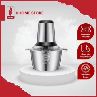 Máy xay thịt đa năng X2000 inox 4 lưỡi dao thép không gỉ, máy xay đa năng xay sinh tố xay thịt xay ngũ cốc