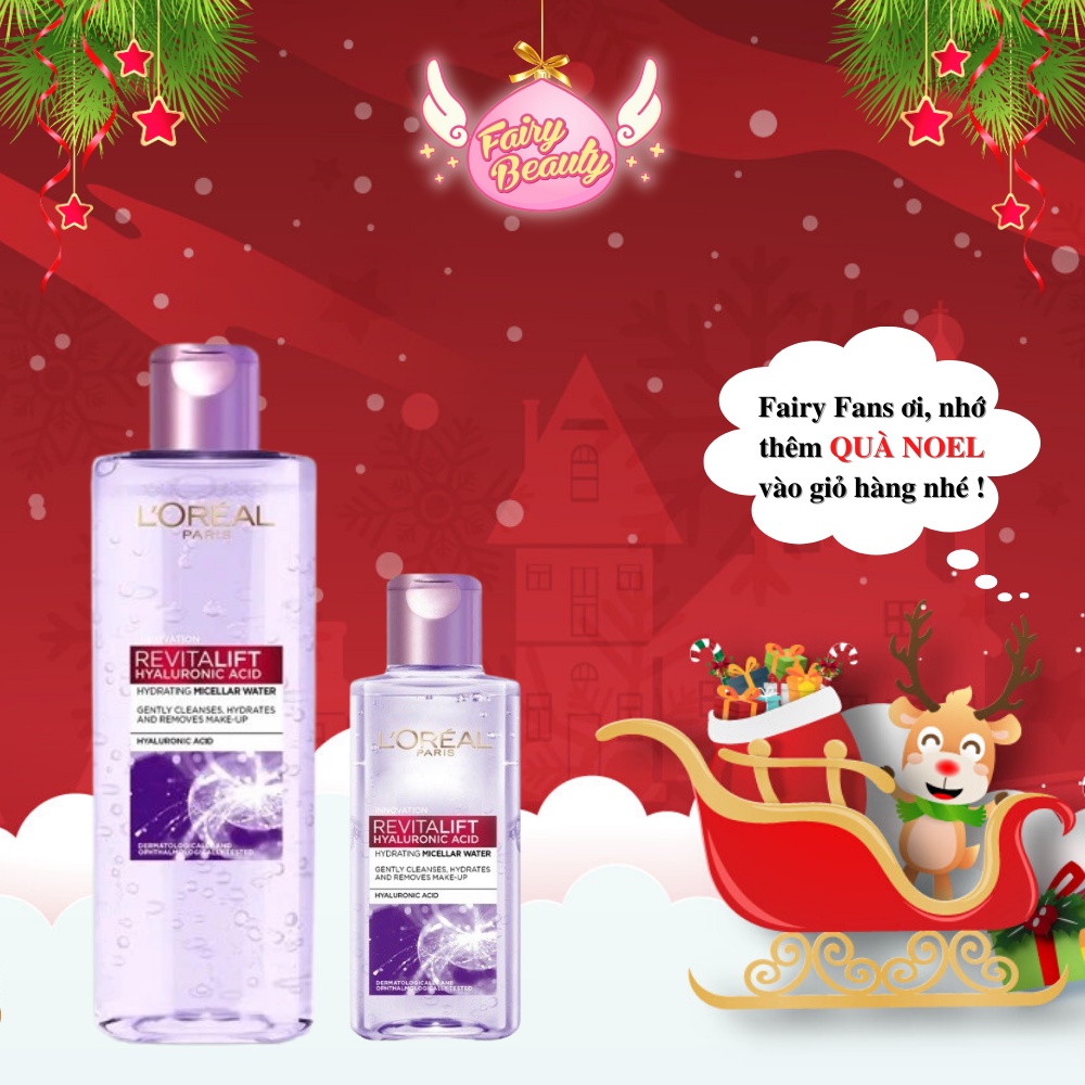 Nước Tẩy Trang Cấp Ẩm & Chống Lão Hoá Chuyên Sâu Revitalift Hyaluronic Acid Hydrating Micellar 400 ml