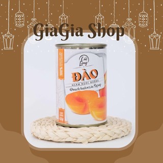 Đào ngâm nước đường Cát Long 450g