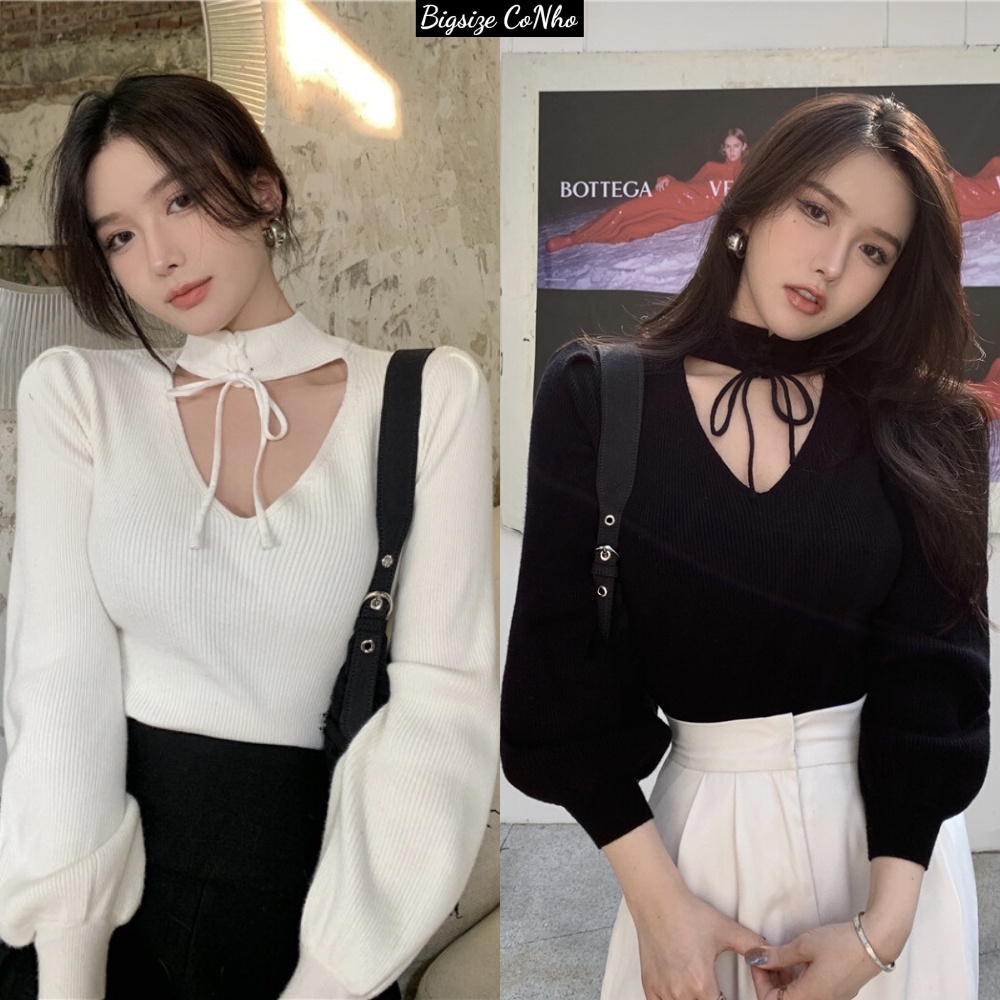 Áo Thun Tay Phồng BIGSIZE Dáng Rộng Thời Trang Mùa Xuân Gân Tăm Mềm Mát Co Giãn G24
