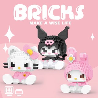 Sanrio bộ đồ chơi lắp ráp hình hello kitty dễ thương cho bé
