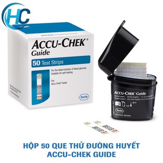 [CHÍNH HÃNG] Que thử đường huyết Accu-Chek Guide (Hộp 25-50 que)