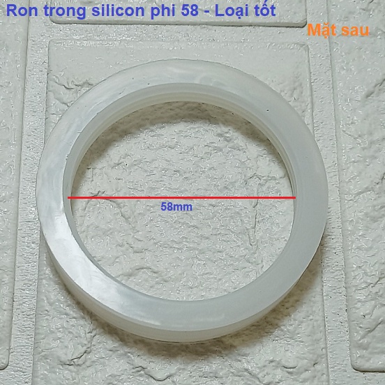 Ron gioăng trong silicon phi 58 dùng cho máy nước nóng năng lượng mặt trời