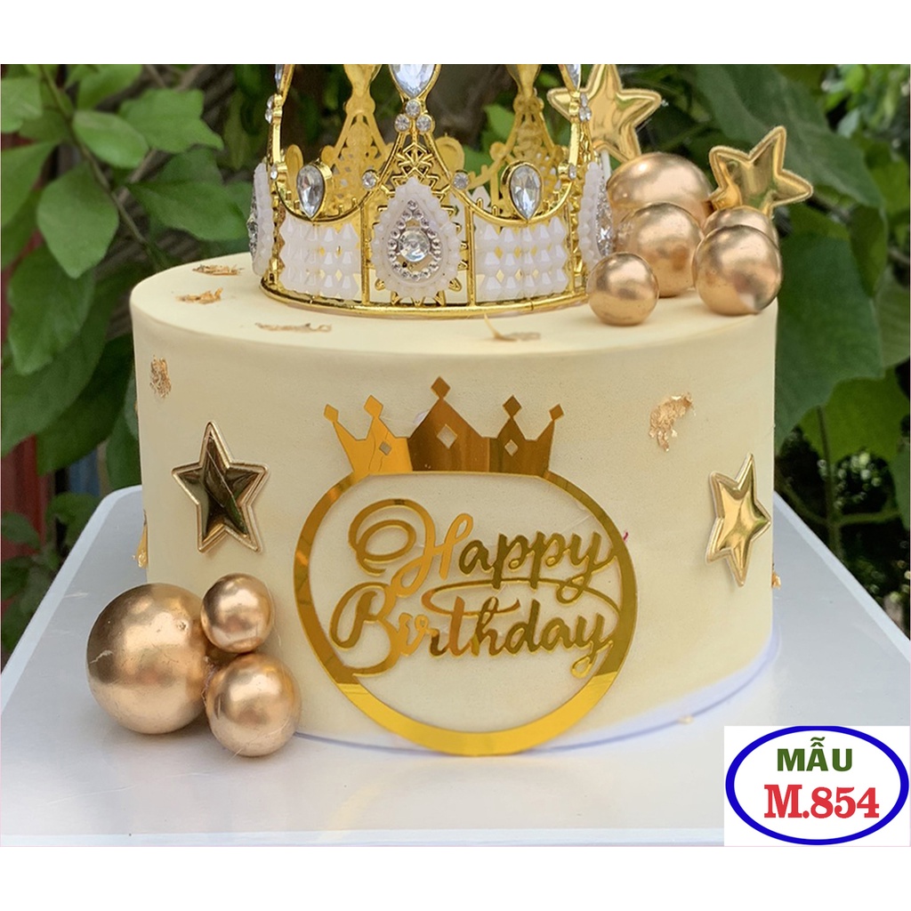 Bánh sinh nhật, gato mô hình giả trưng bày chụp ảnh picnic dã ngoại quay MV vương miện