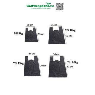 1kg túi bóng đen đựng rác,túi nilon đen đóng gói hàng