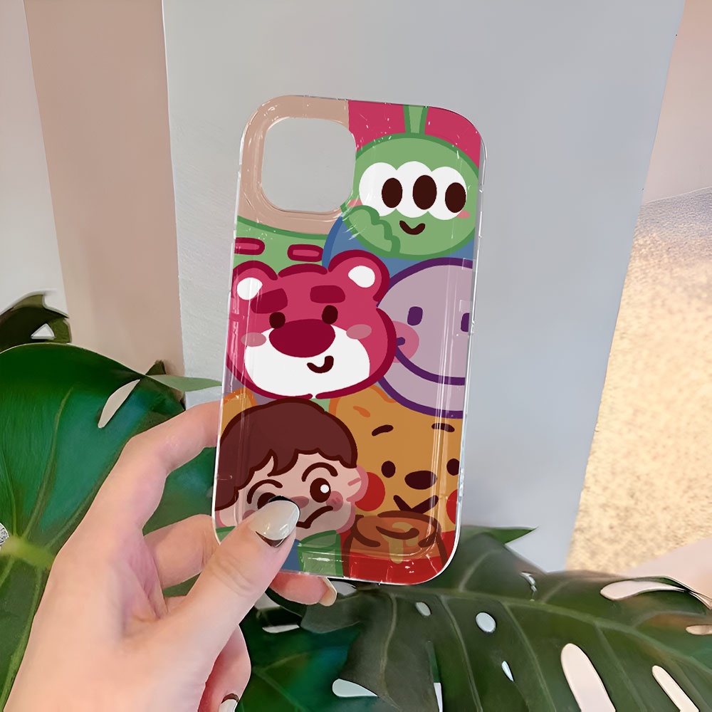 Ốp Điện Thoại Hình Lotso Dễ Thương Cho iphone 14promax 11 13 12 7Plus 6 6s XR X XS Max
